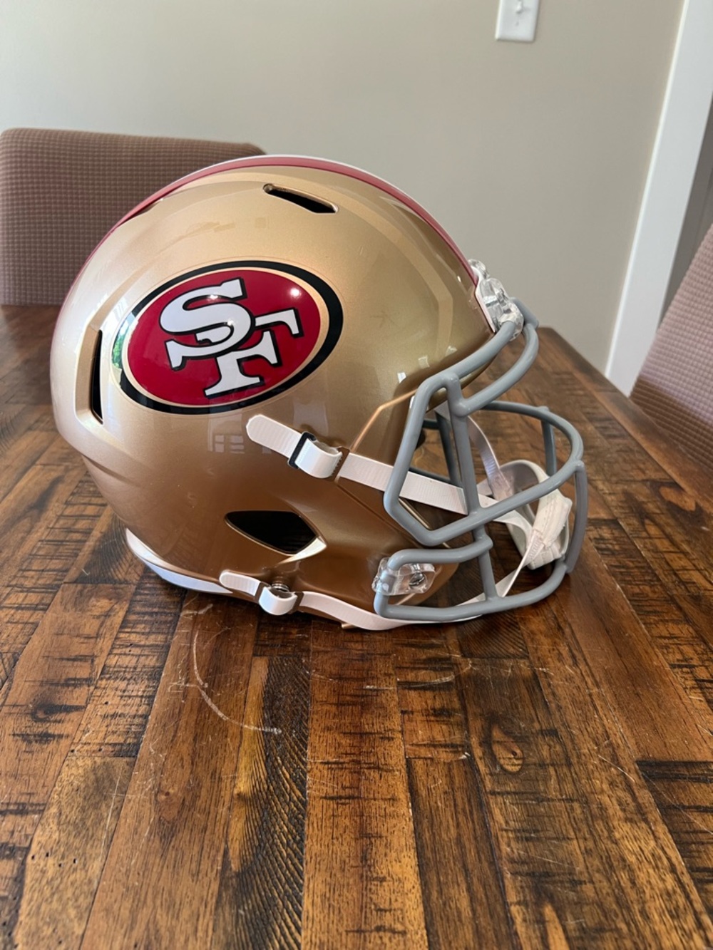 San Francisco 49ers Gold Football Helmet